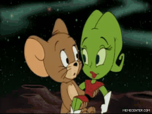 Jerry et une alien