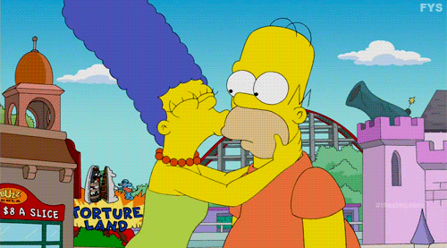 Les Simpson Marge et Homer