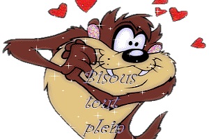Taz Bisous tout plein